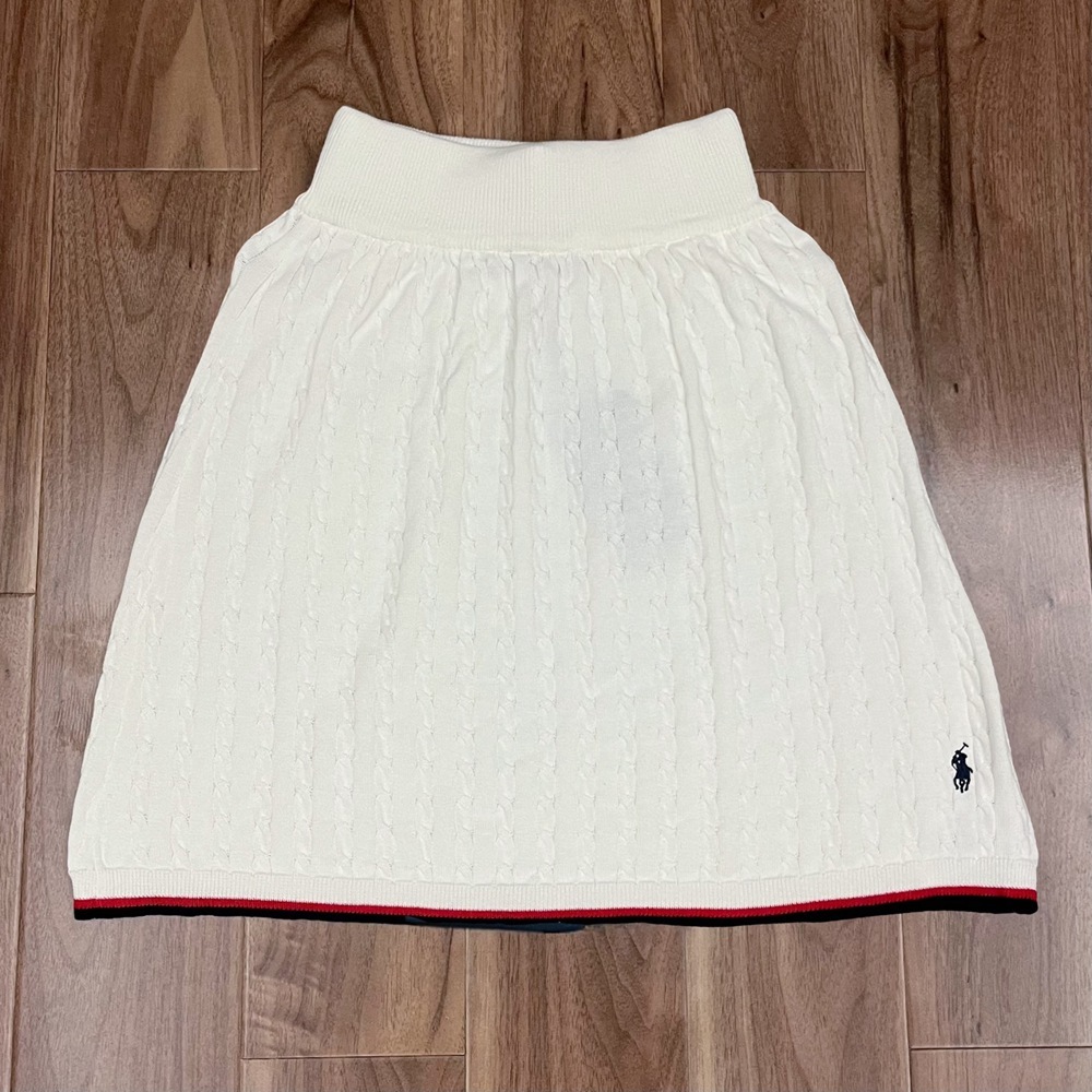 Polo Ralph Lauren Cable Knit Polo Top & Skirt Two Piece Set - Picture 5 of 9